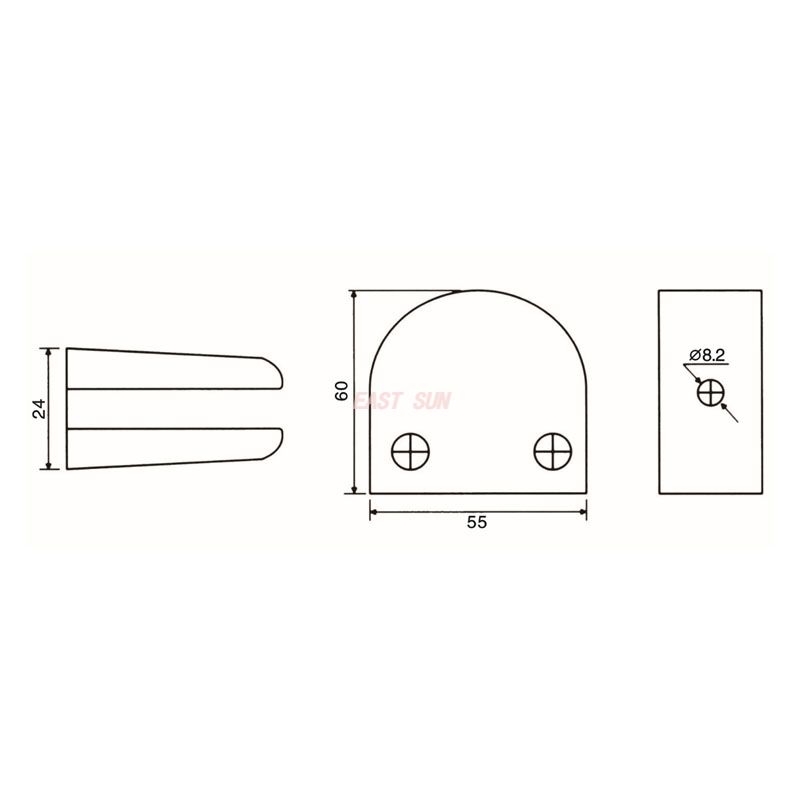 Acessórios para corrimão GBF-074F