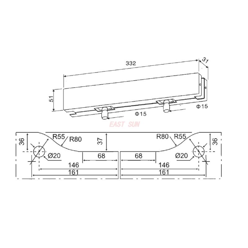 Encaixe de patch PMA-700