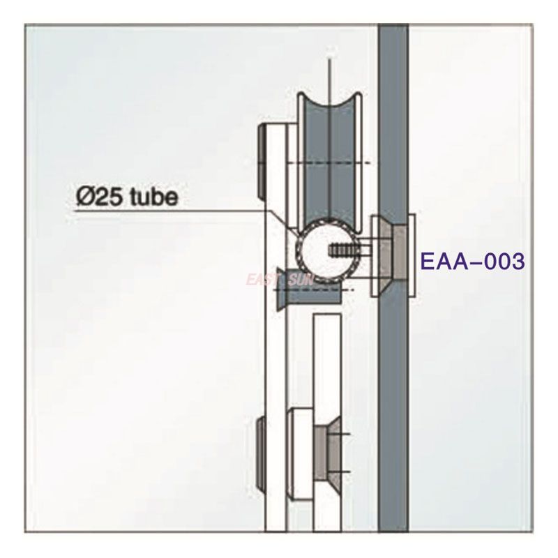 EAA-003-Sistemas de montagem de vidro para escritório