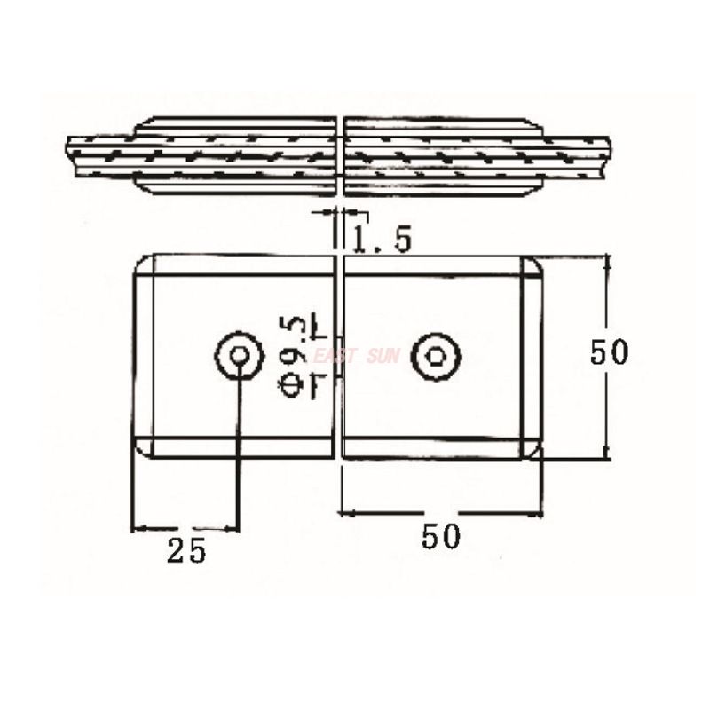 bra&ccedil;adeiras de vidro de 4mm 