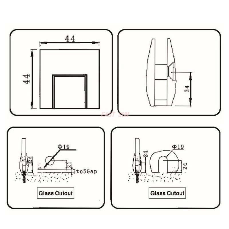 bra&ccedil;adeiras de vidro de alum&iacute;nio 