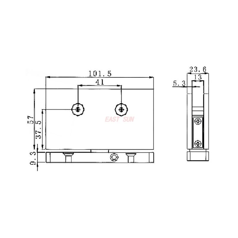 porta de vidro articulada