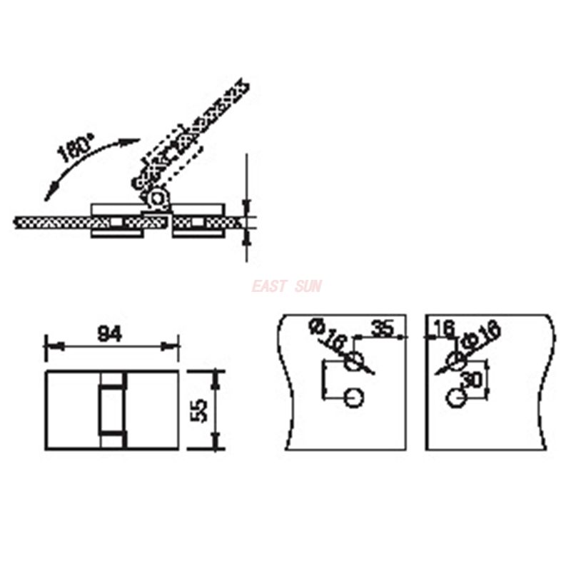Dobradi&ccedil;as de chuveiro dobr&aacute;veis