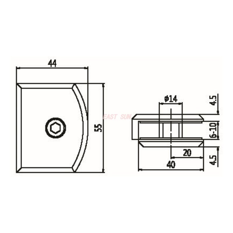 bra&ccedil;adeiras de rack de vidro