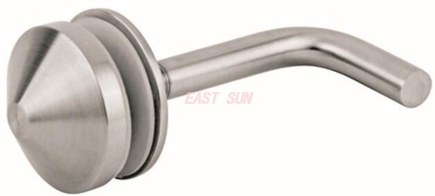 Venda quente Corrimãos de fixação de vidro Corrimãos de vidro sem moldura para ambientes internos e externos Suportes de vidro de aço inoxidável GBF-086