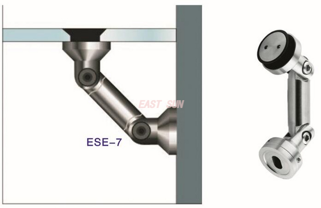 Vidro do conector de vidro da divisória de vidro ao conector de parede