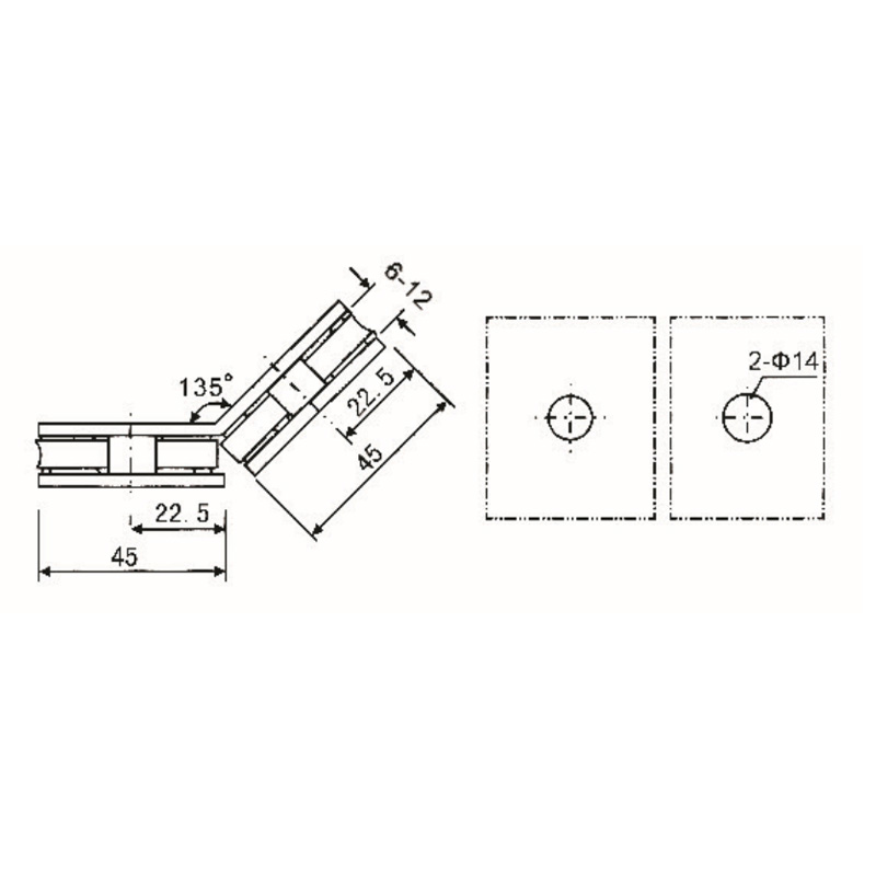 Grampos de vidro GBF-814