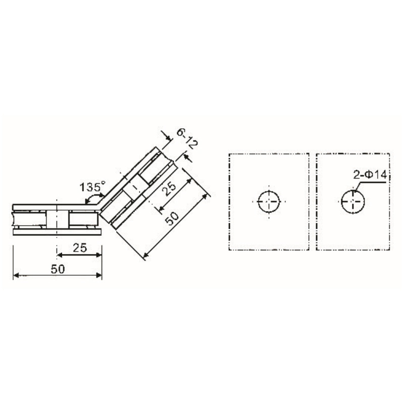 Grampos de vidro GBF-844