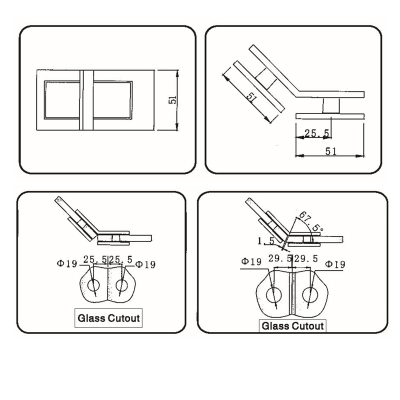 GBF-2004-Grampos de vidro