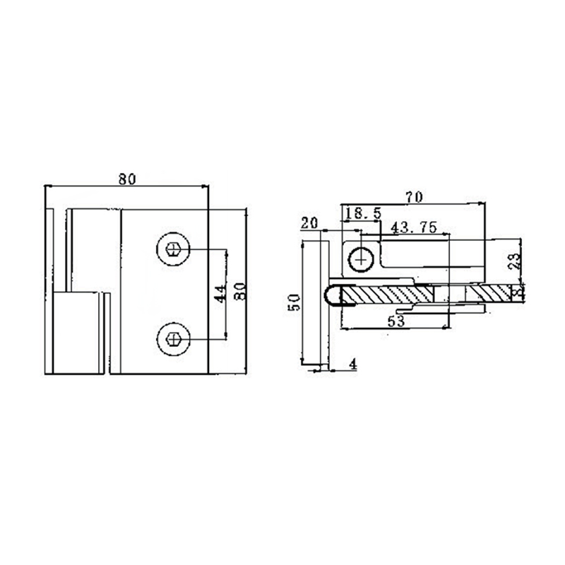 Dobradiças autoelevantes de latão RSH-301R