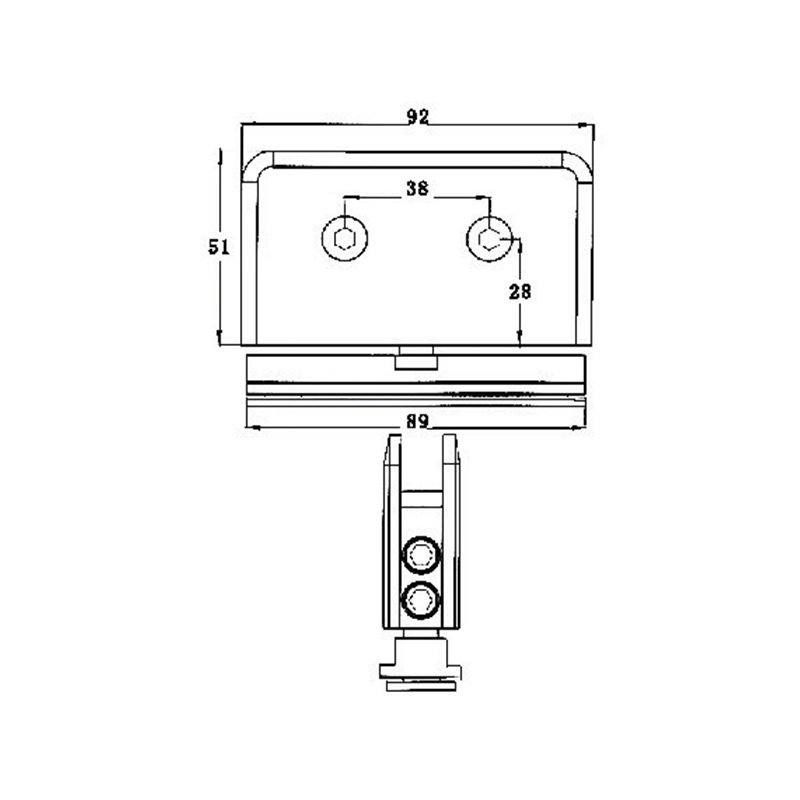 Série de portas pivotantes PTD-304