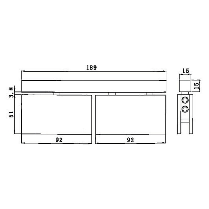 Série de portas pivotantes PTD-209
