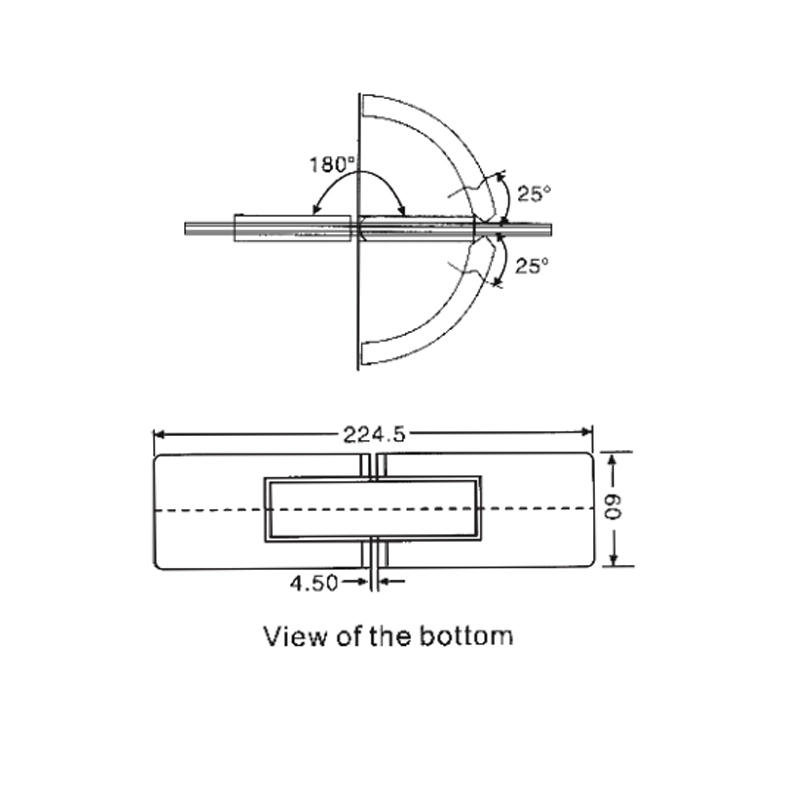 ESH-503-Dobradiças para porta de chuveiro