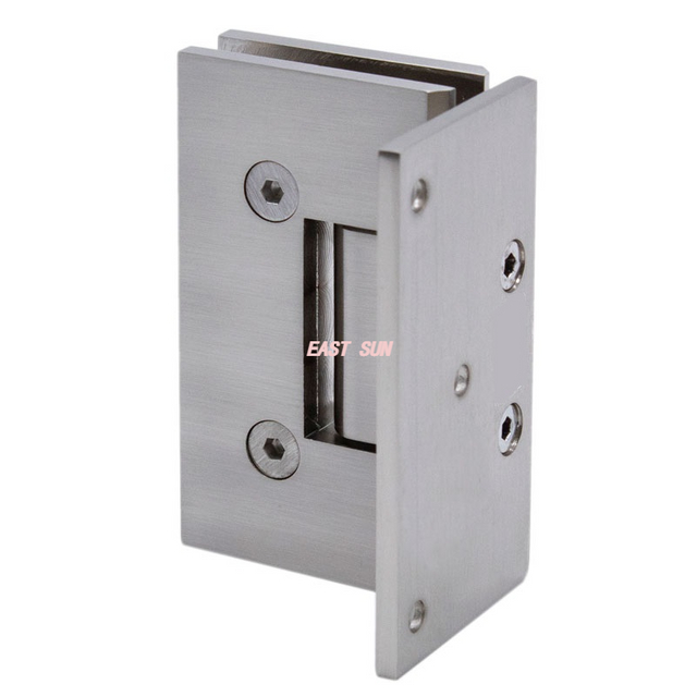 Dobradiça de placa traseira deslocada para montagem em parede da série Geneva