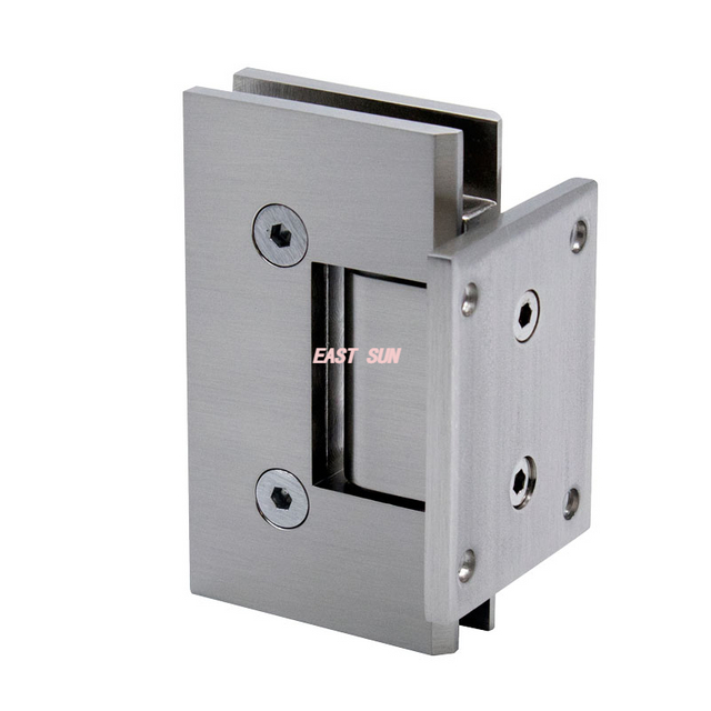 Dobradiça de placa traseira curta para montagem em parede da série Geneva