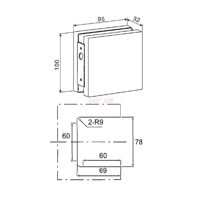 Encaixe de patch PME-100B