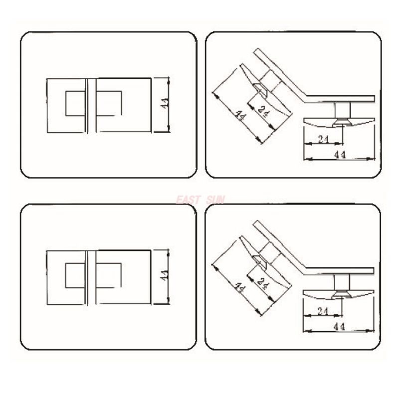 bra&ccedil;adeiras de vidro de 13mm 