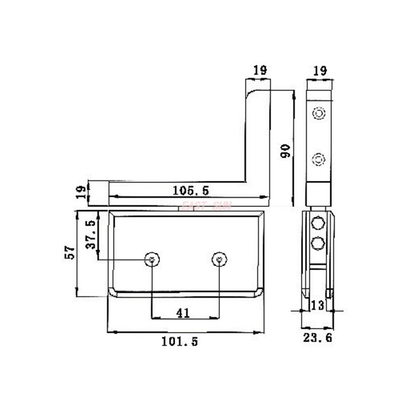S&eacute;rie de portas pivotantes PTD-308B