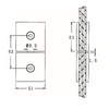 Grampos de vidro GBF-895T