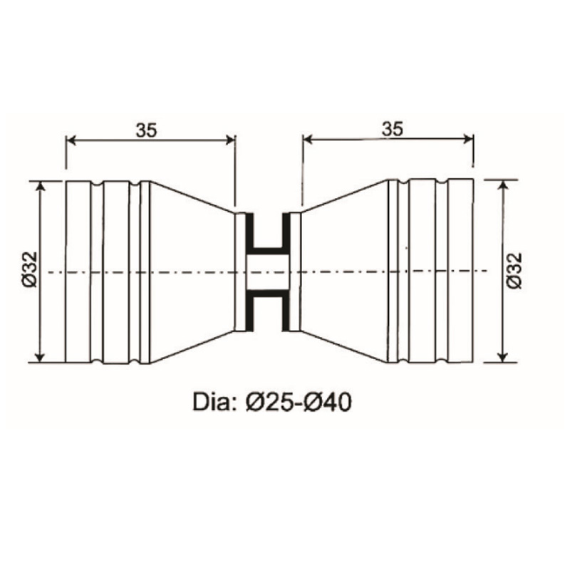 GDK-18- maçaneta da porta do chuveiro
