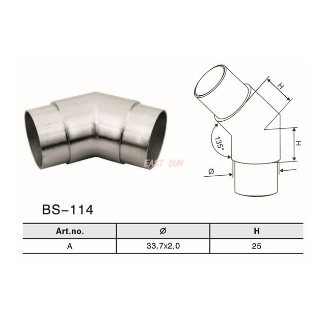 BS-114-Acessórios para corrimão