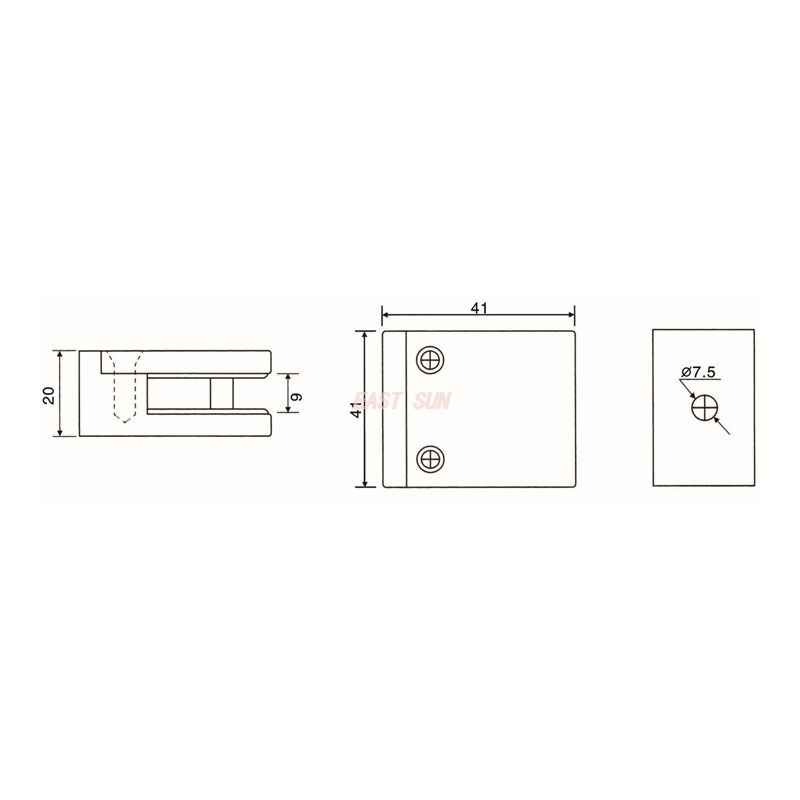 Acessórios para corrimão GBF-003FS