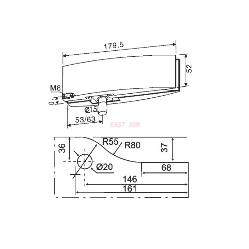 Encaixe de patch PCB-030