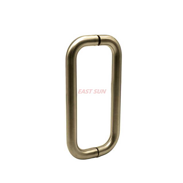 Puxadores de porta de chuveiro de 6' sólidos costas com costas de 3/4' de diâmetro sem arruelas de metal