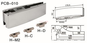 Acessórios de remendo Porta pivô Dorma PCB-010