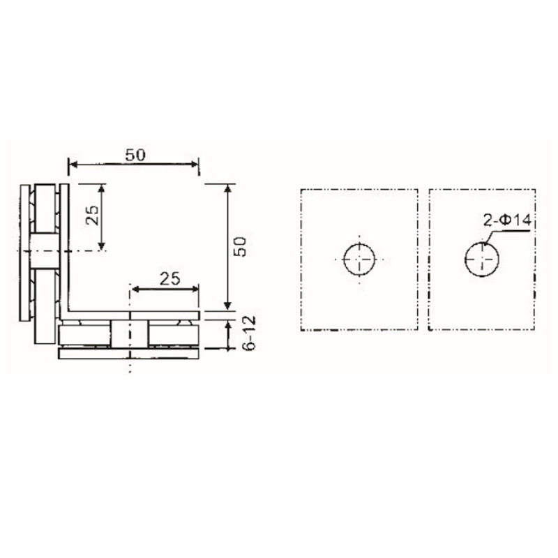 Grampos de vidro GBF-832