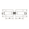 Grampos de vidro GBF-883