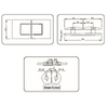 Grampos de vidro GBF-4005