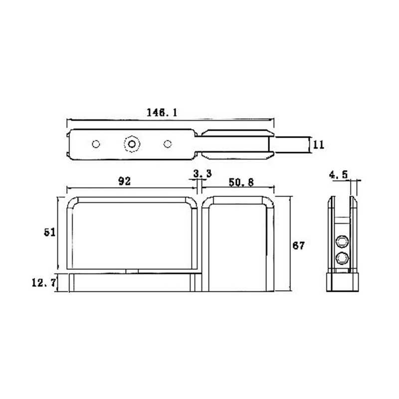 Série de portas pivotantes PTD-310