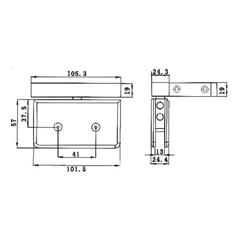 Série de portas pivotantes PTD-305B