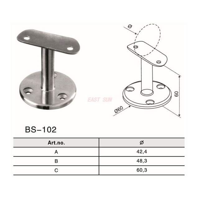 BS-102-Acessórios para corrimão