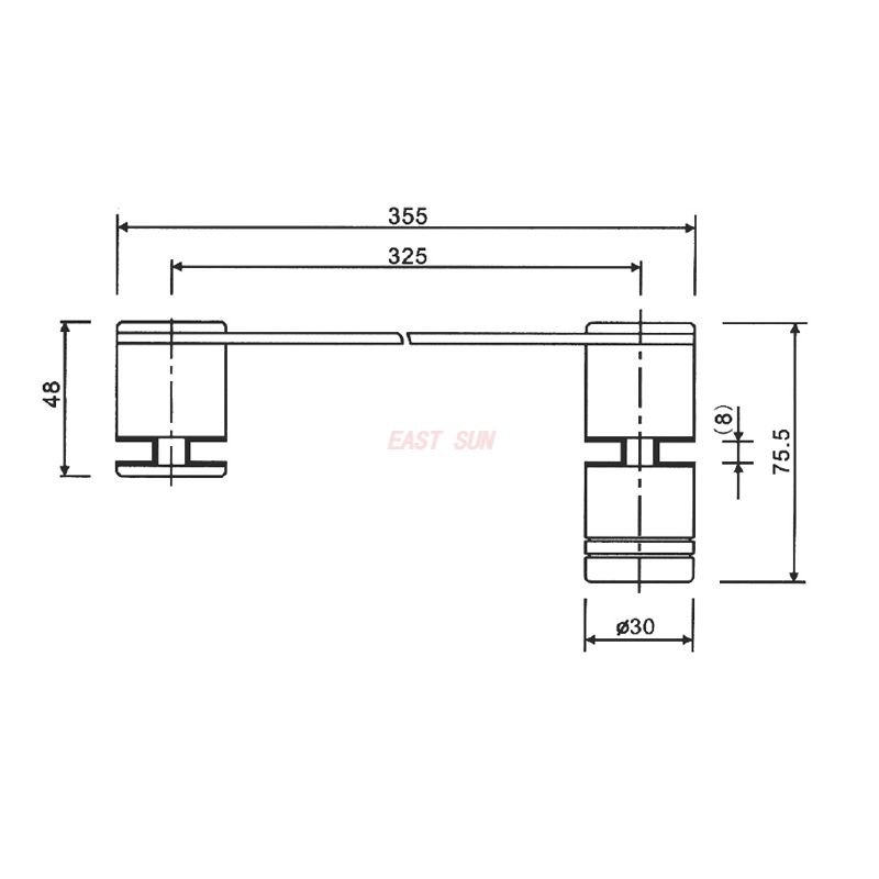 PD-010-Maçanetas para portas de chuveiro