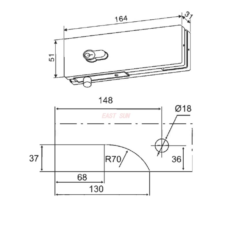 Encaixe de patch PCD-500