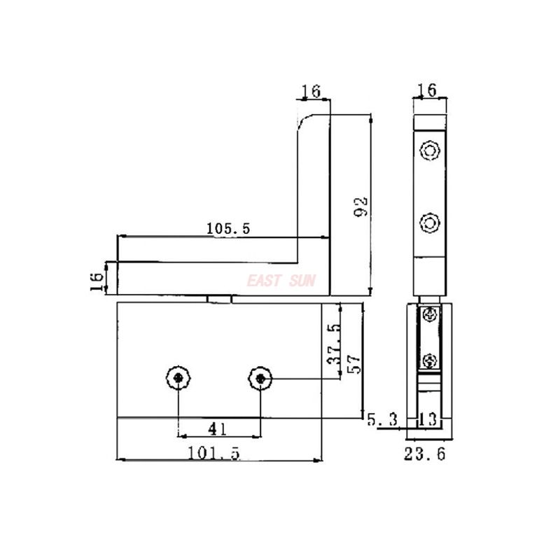 dobradi&ccedil;as de porta de vidro sem moldura