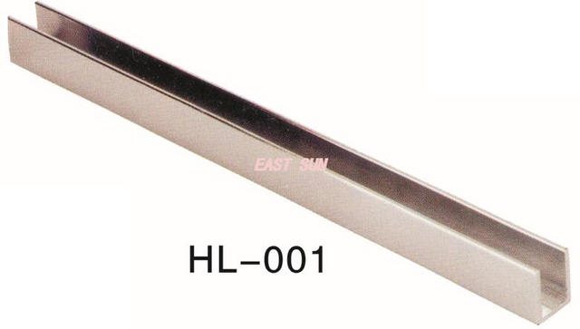 Trilho de sistemas de portas dobráveis