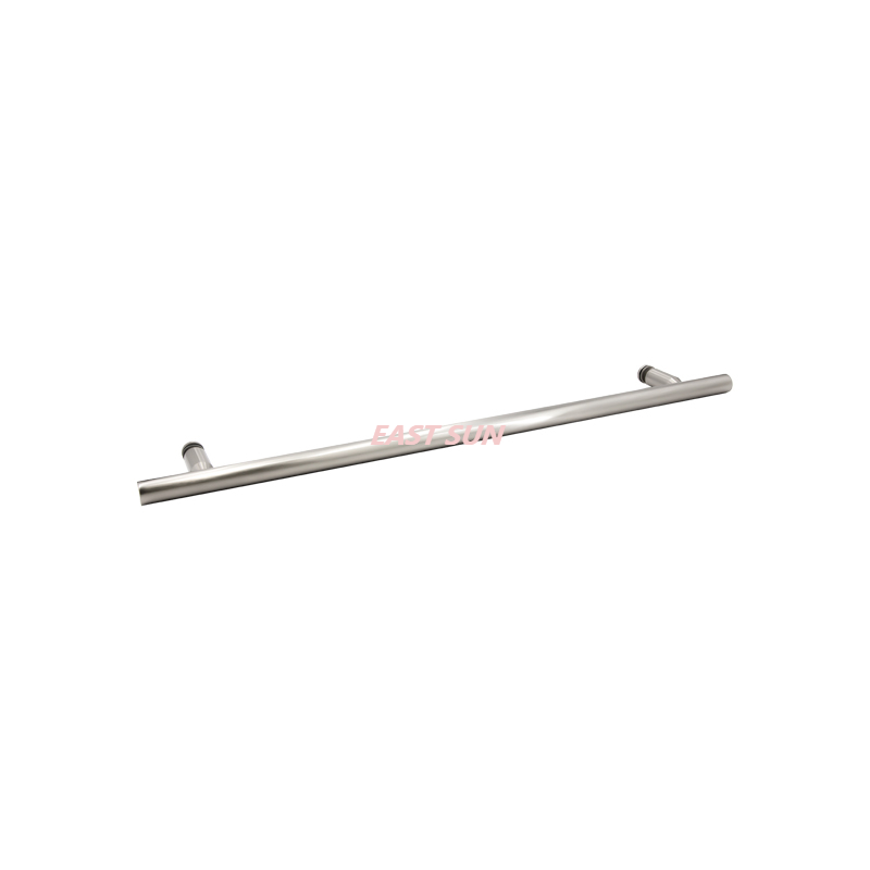 Barra de apoio redonda reta de 18' em aço inoxidável polido