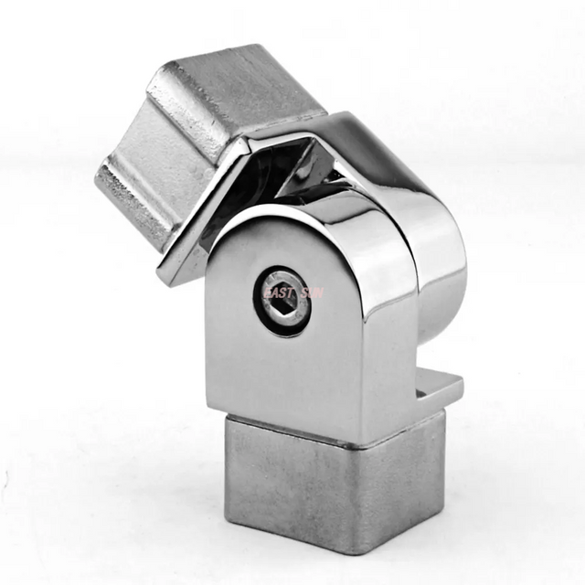 Trilhos de varanda de fundição de espelho redondos 304 conectores de trilhos de tubo quadrado de aço inoxidável