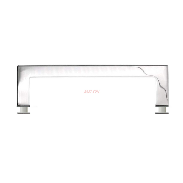 Barra de apoio quadrada de 24' em esquadria inoxidável polido