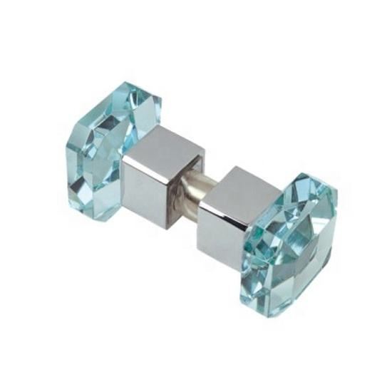 Maçanetas decorativas para portas dianteiras Hot Designs, maçanetas e maçanetas de privacidade de cristal