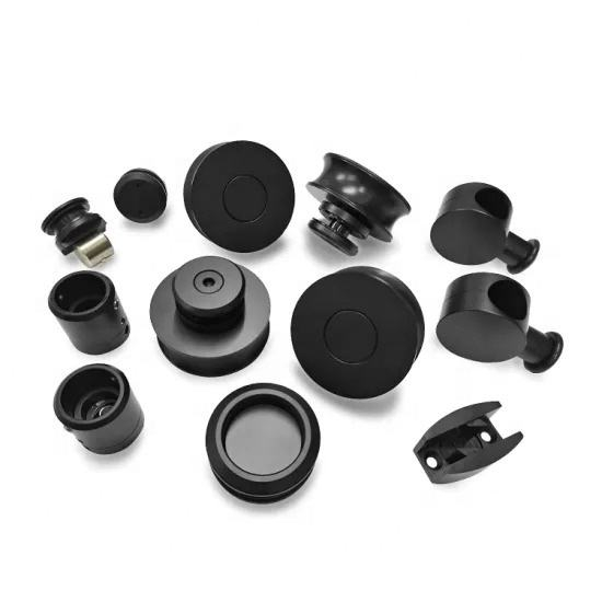 Kit de ferragens para porta de celeiro de aço inoxidável personalizado, chuveiro sem moldura, ferragens para porta de vidro deslizante automática