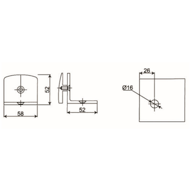 Grampos de vidro GBF-853
