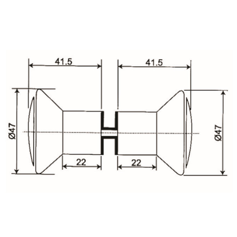 GDK-17- maçaneta da porta do chuveiro