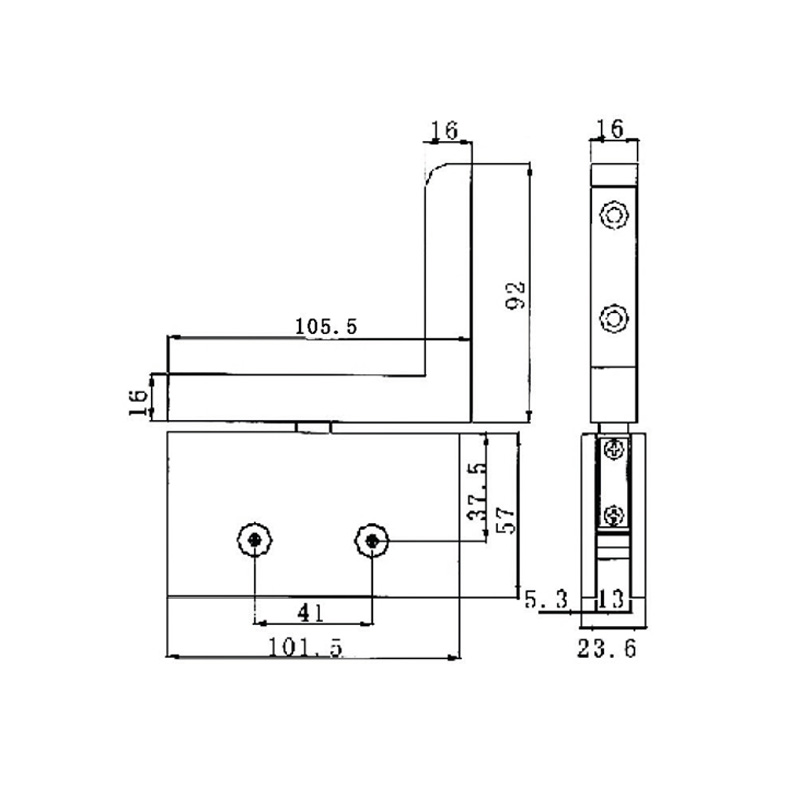 Série de portas pivotantes PTD-208B