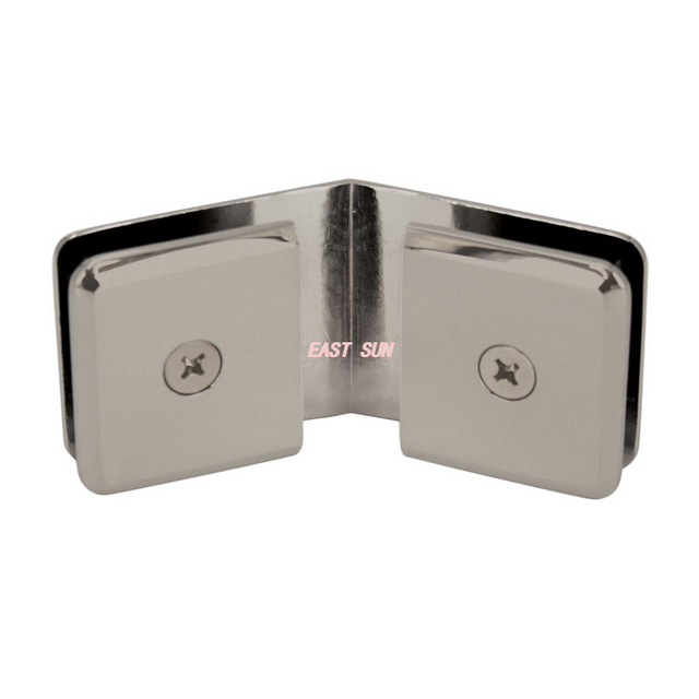 Braçadeira chanfrada de vidro a vidro de 135 graus