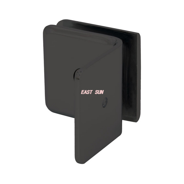 Braçadeiras de vidro chanfradas para montagem em parede com perna grande