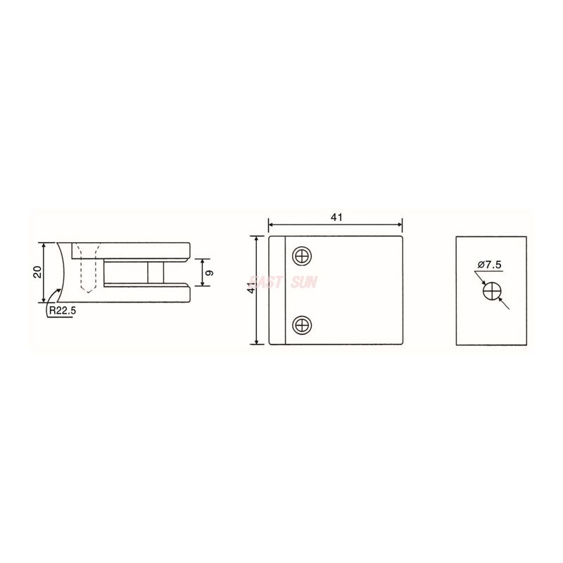Acessórios para corrimão GBF-003RS